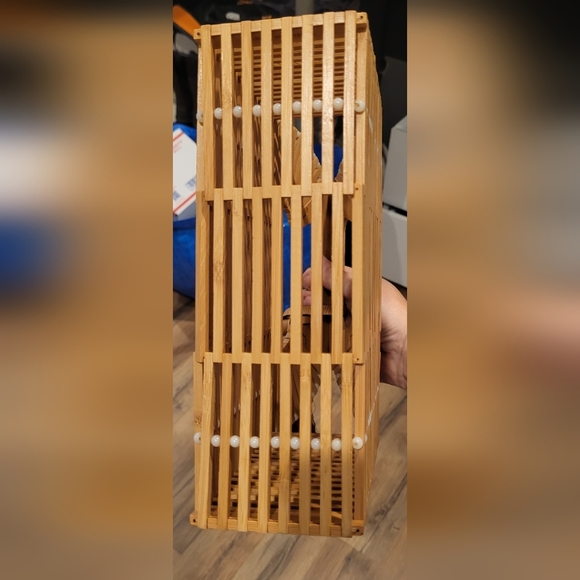 Vince Camuto Bayne Rainbow Tasseled Bamboo Clutch Handbag - Picture 6 of 8